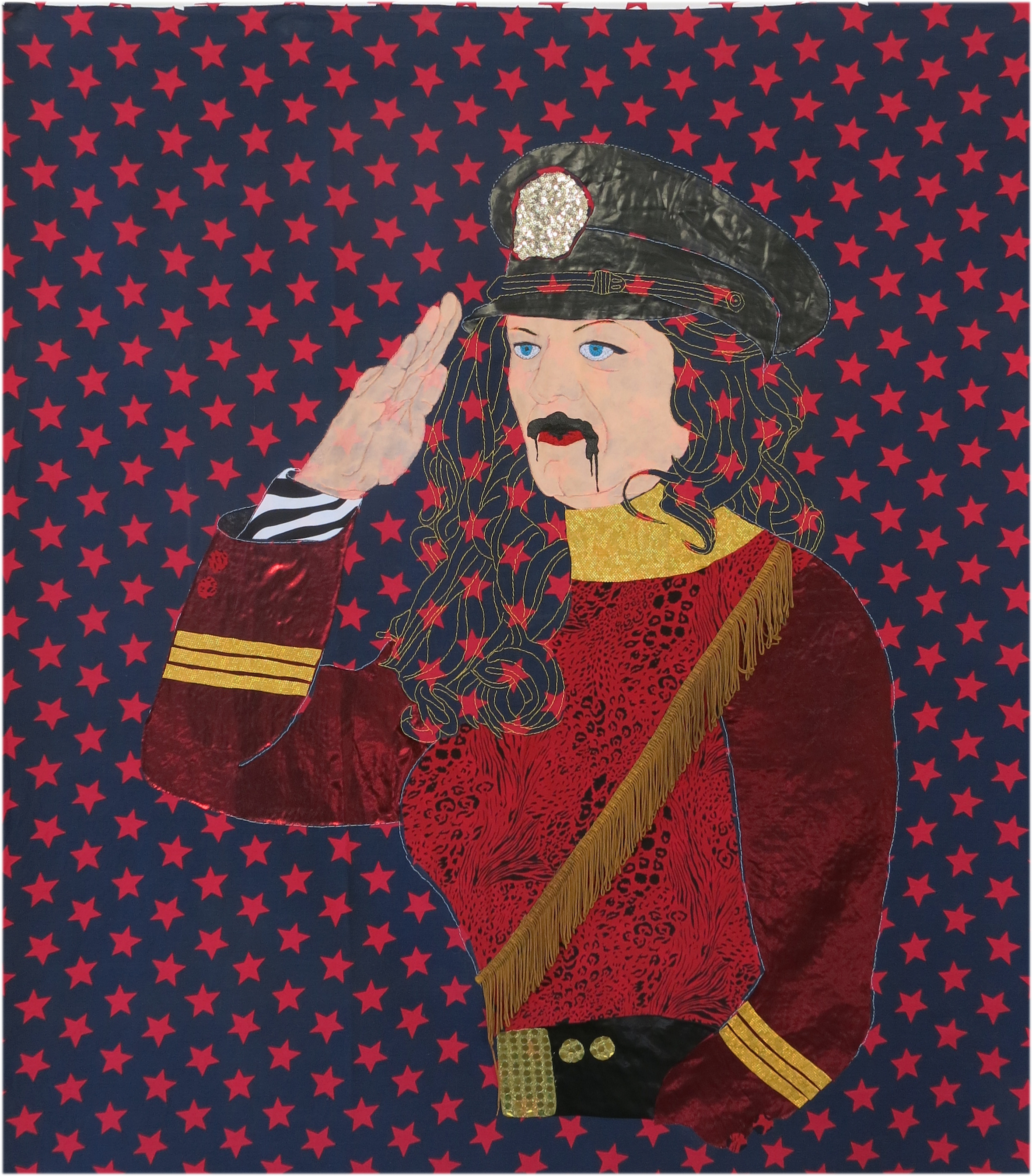 Yeliz Yorulmaz, 'General', Hand stitching on fabric